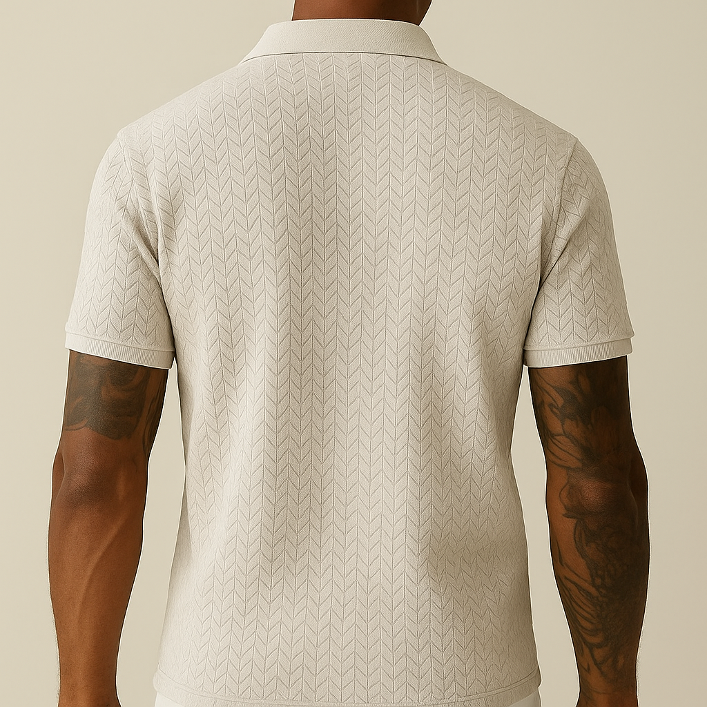 Men's Polo Shirt Modern Lapel Collar