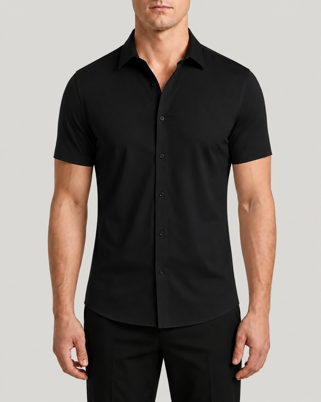Azzurro Stretch-Hemd