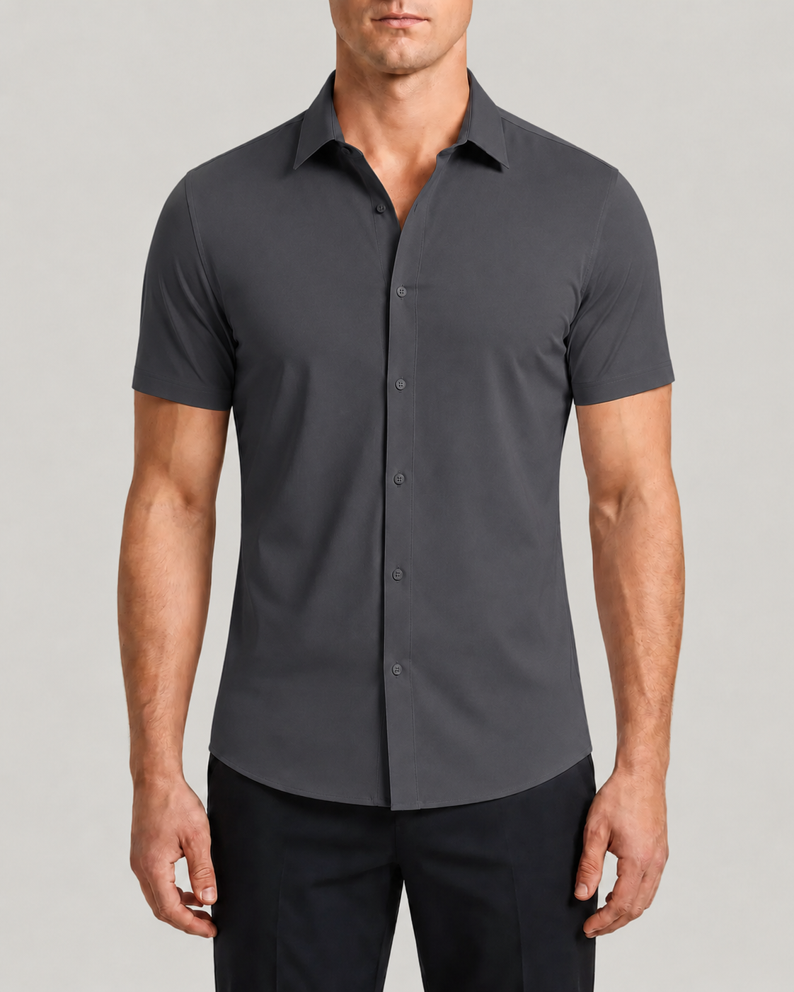 Azzurro Stretch-Hemd