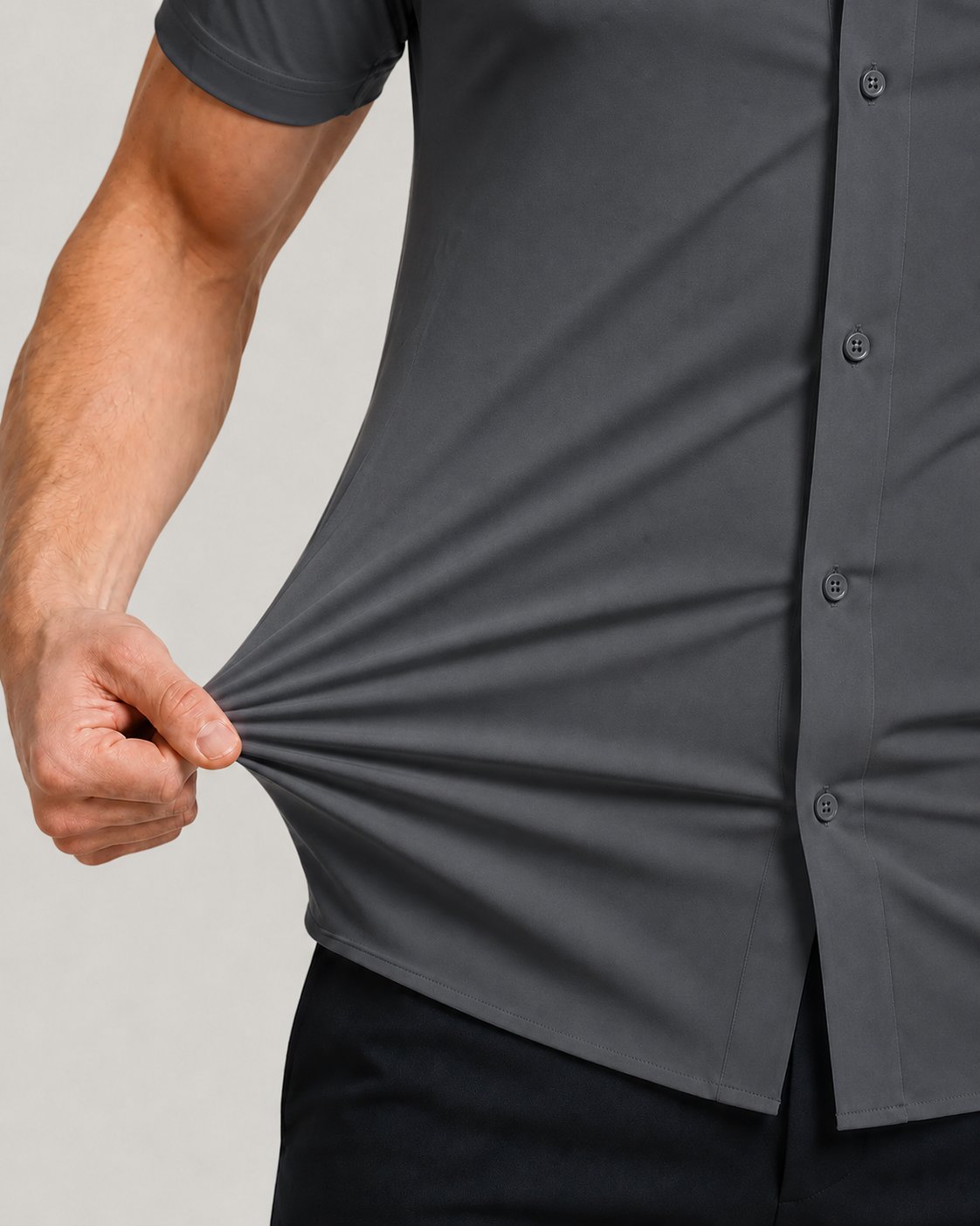Azzurro Stretch-Hemd