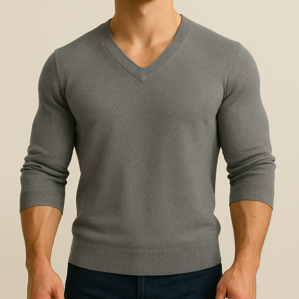 James - Soft V-Neck Sweater for Men