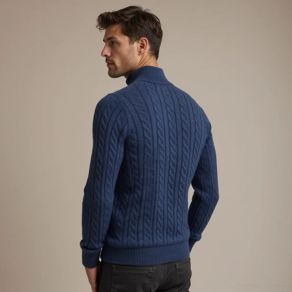 Aspen Cashmere Half-Zip Pullover