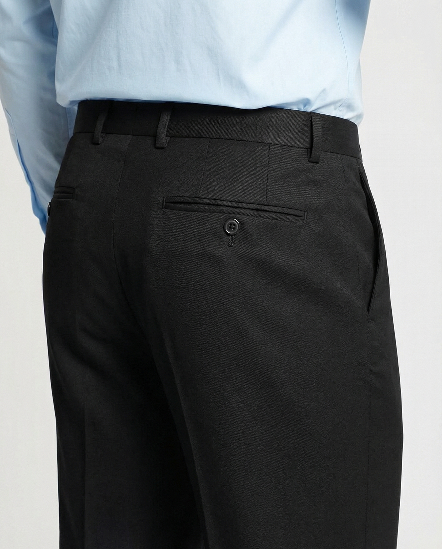 Pantalones de Vestir Elásticos Azzurro