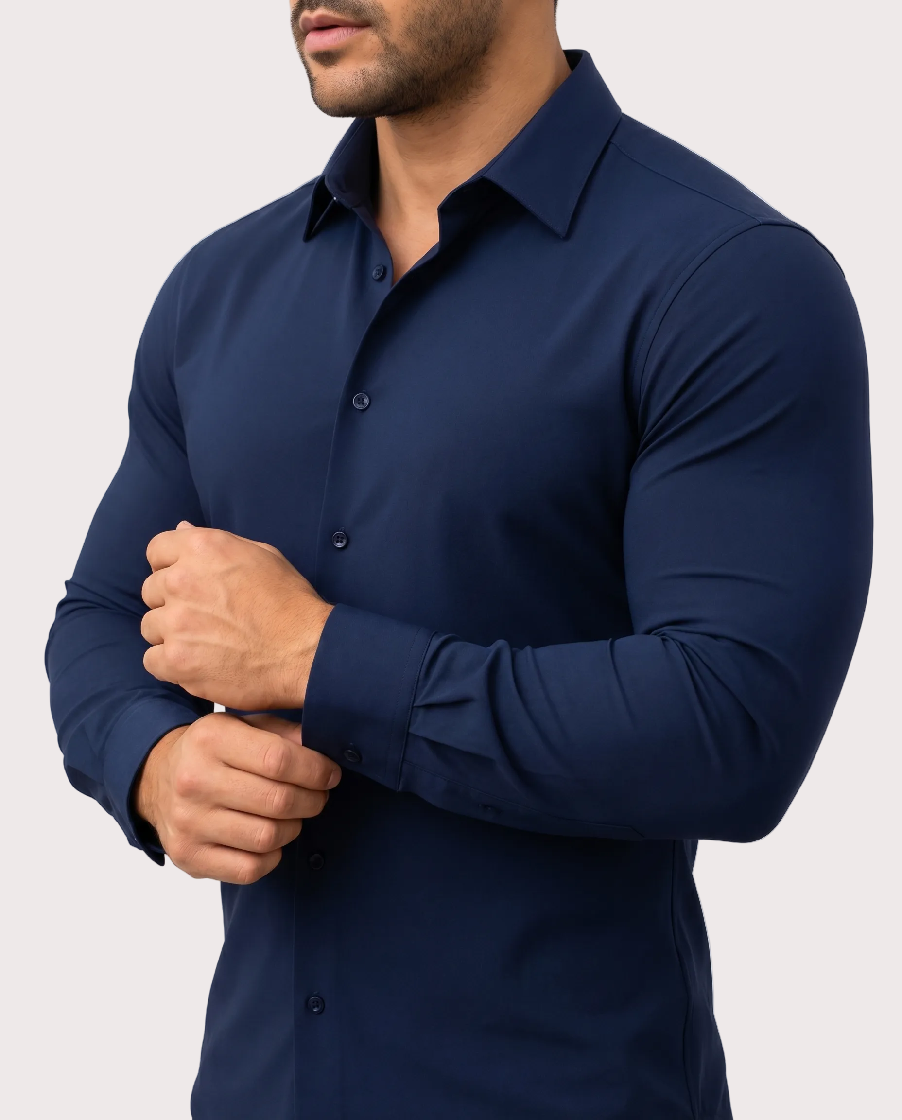 Azzurro Stretch Dress Shirt
