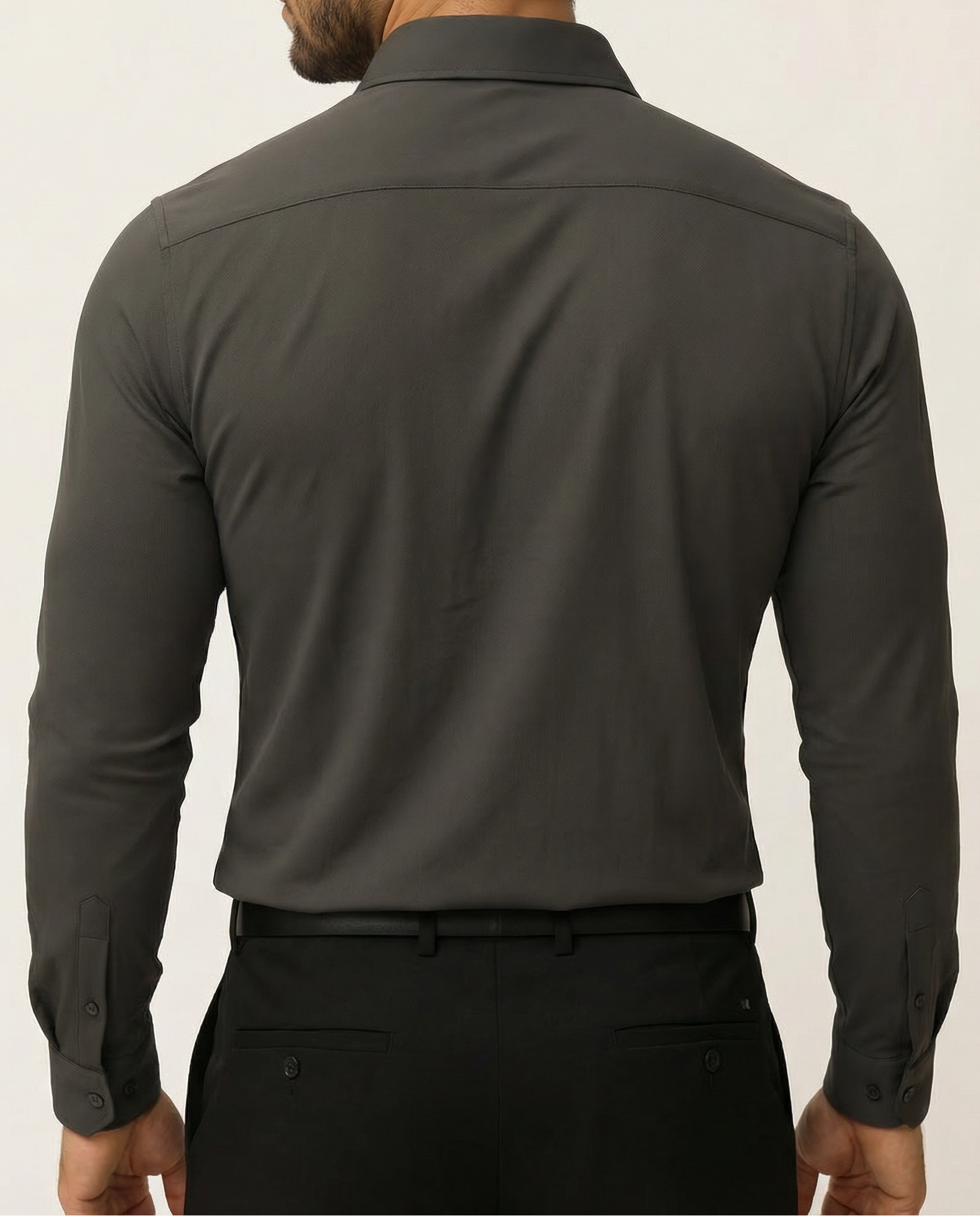 Elastisk Azzurro Skjorta