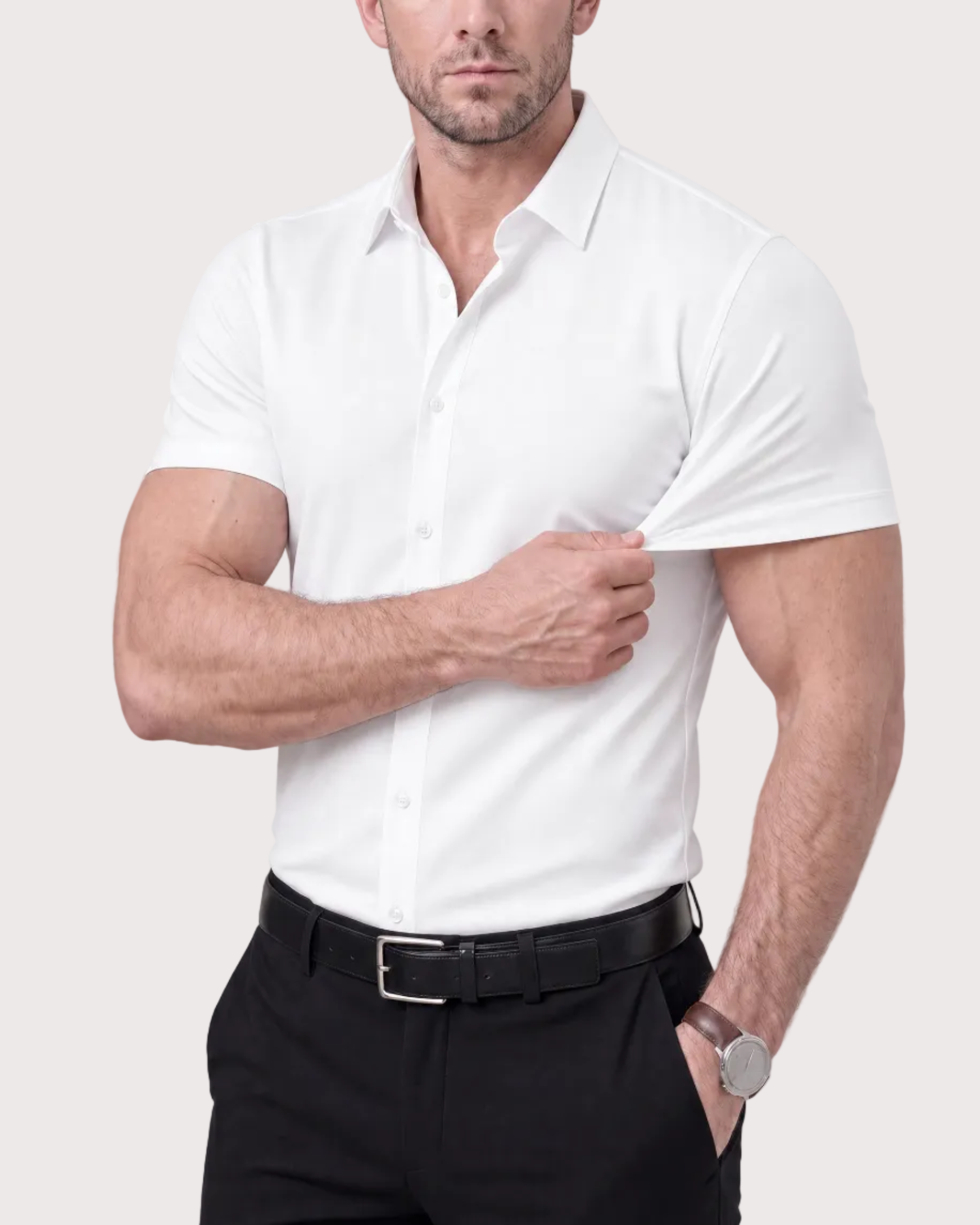 Azzurro Stretch Overhemd