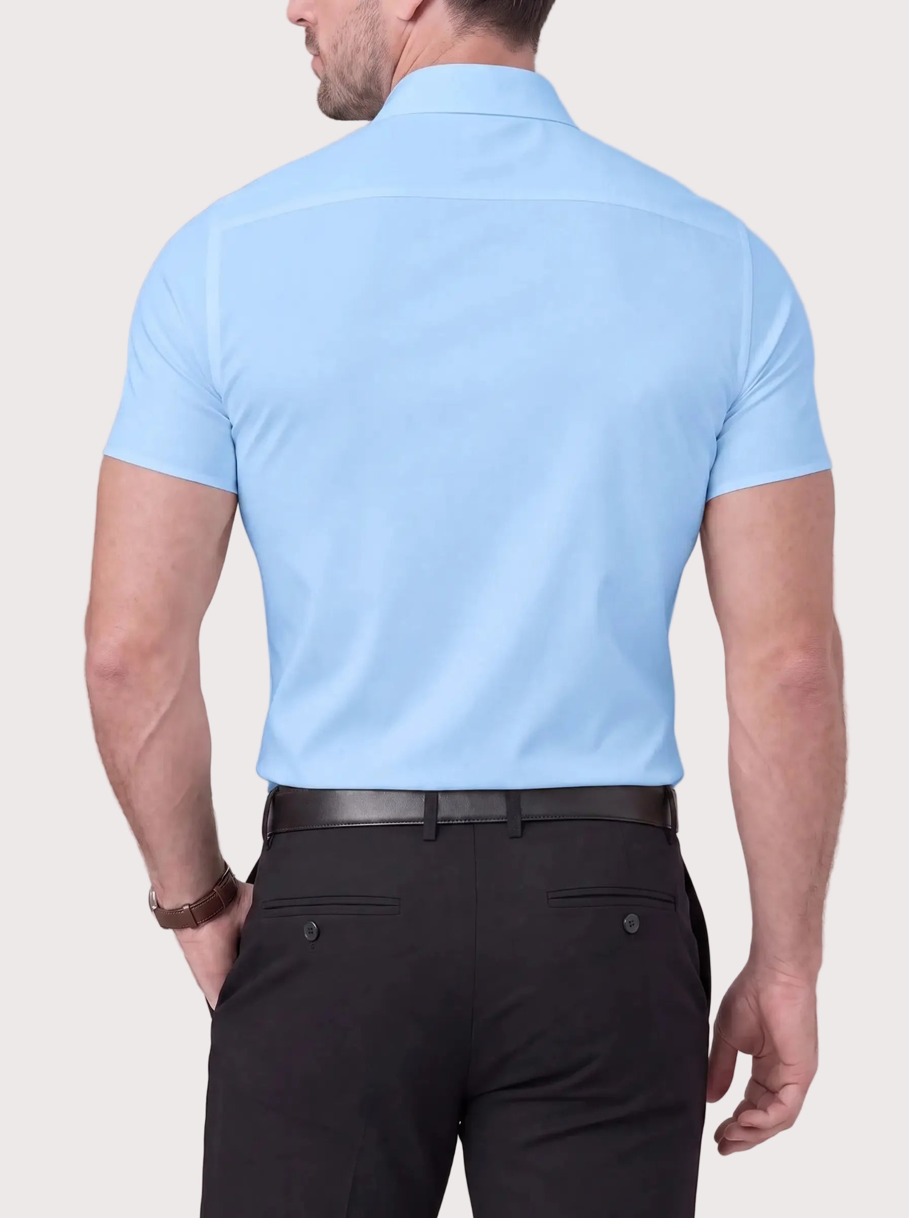 Azzurro Stretch Overhemd