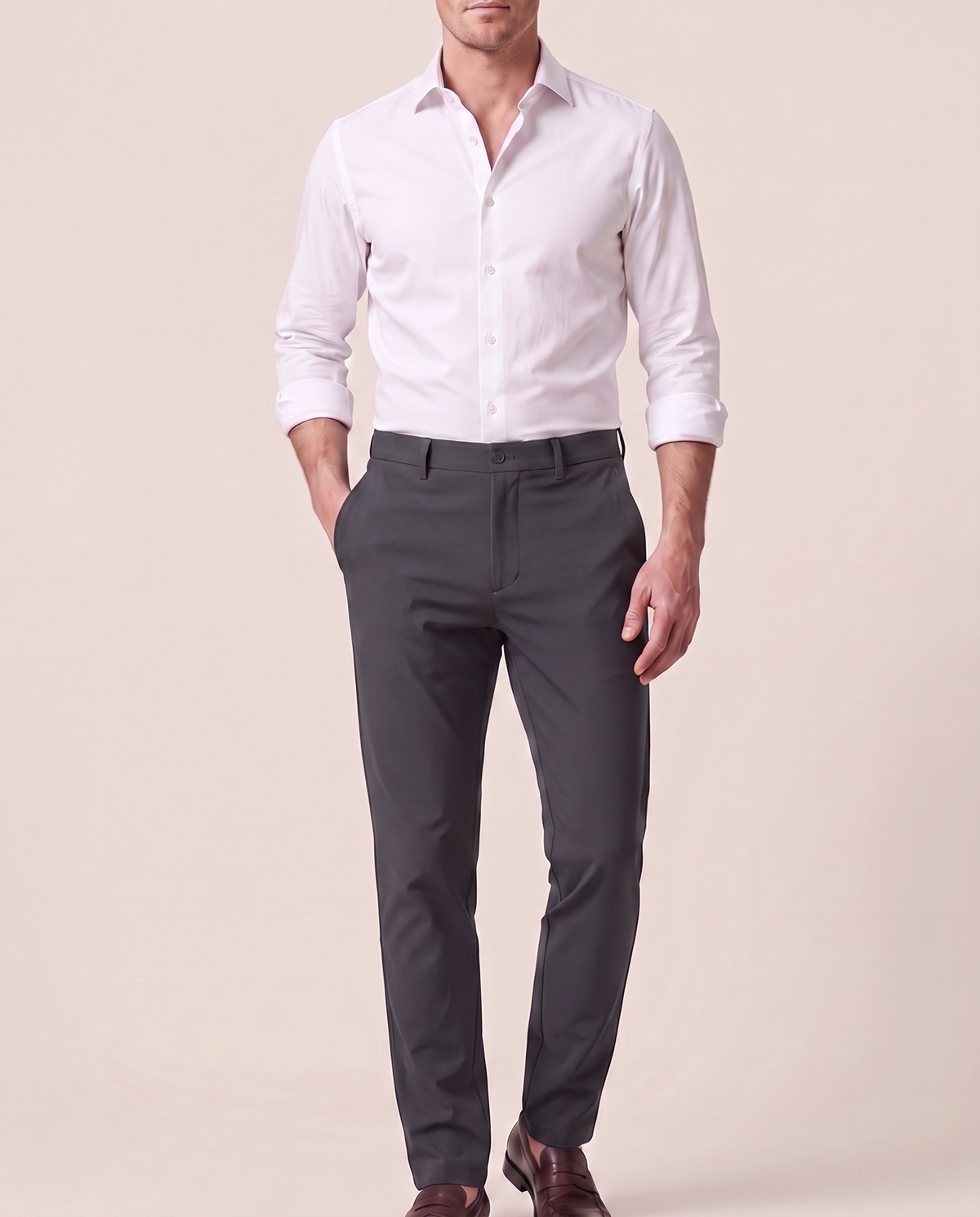Azzurro Stretch Dress Pants