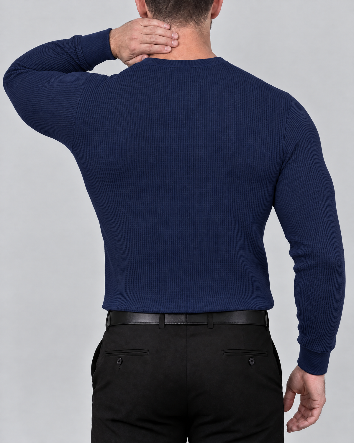 Azzurro Thermo-Langarmshirt