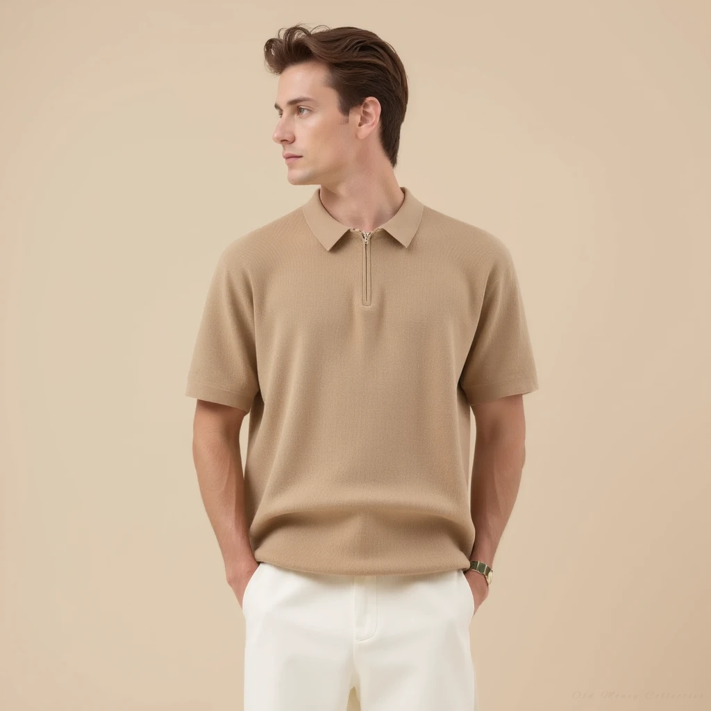 Marbella Zip-Up Polo