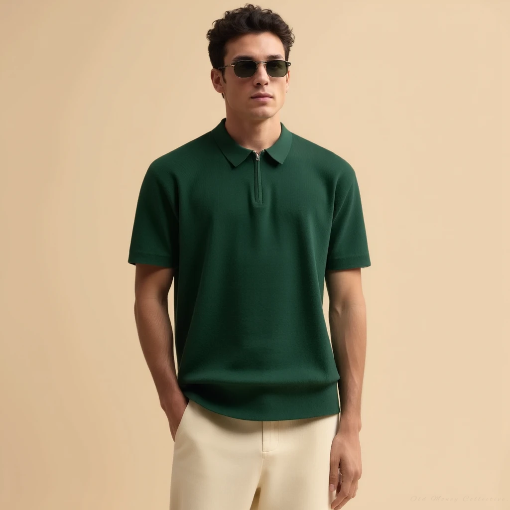 Marbella Zip-Up Polo