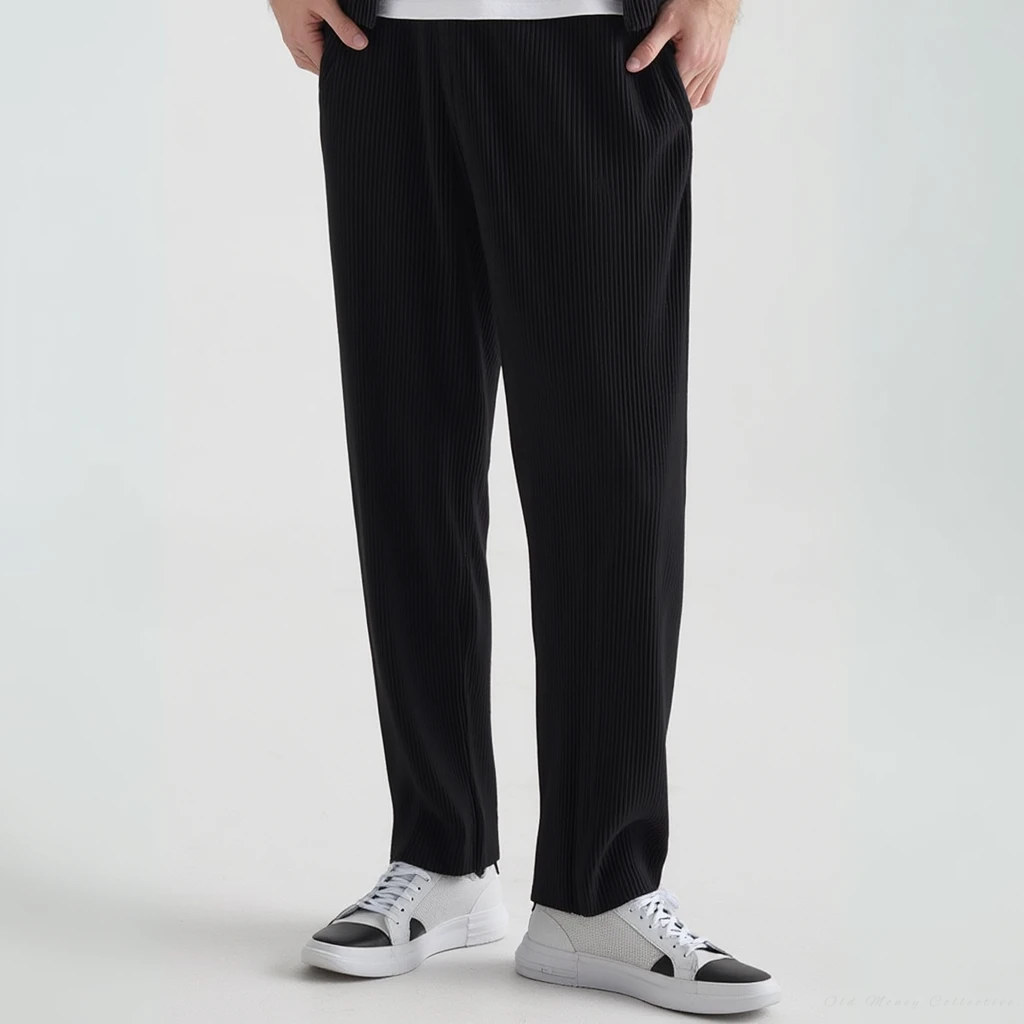 Texture Cotton Pantalon