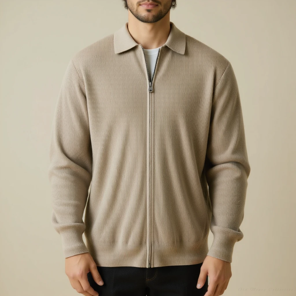 Veneto Wool Zip Sweater