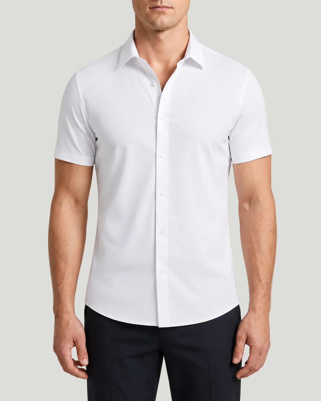 Azzurro Stretch-Hemd