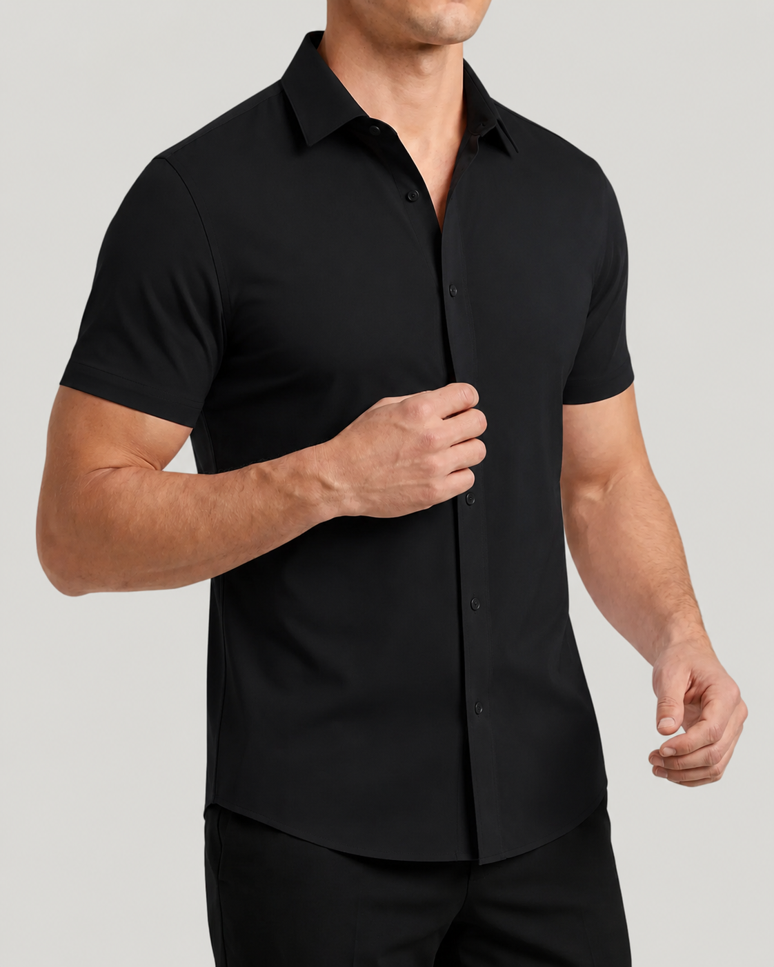 Azzurro Stretch-Hemd