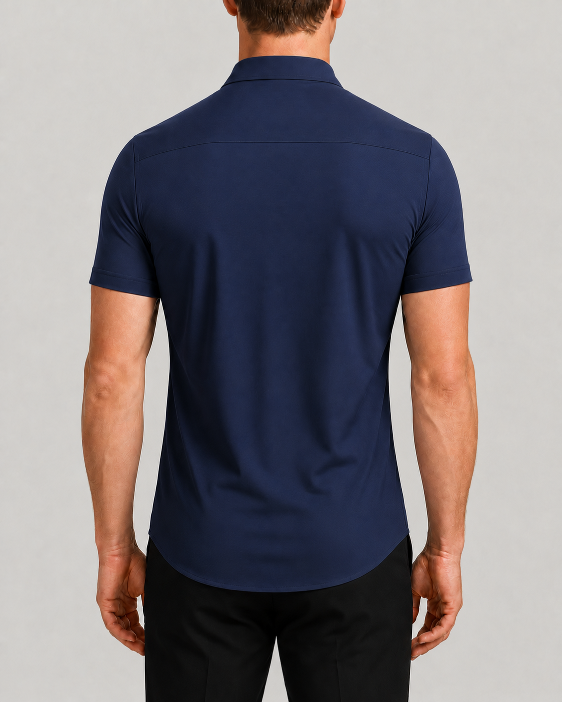 Azzurro Stretch-Hemd