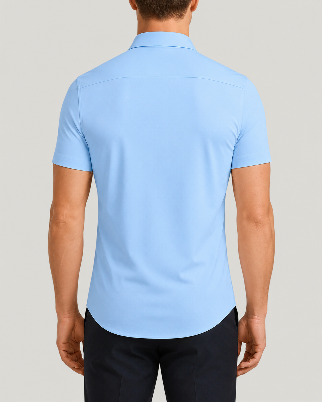 Azzurro Stretch-Hemd