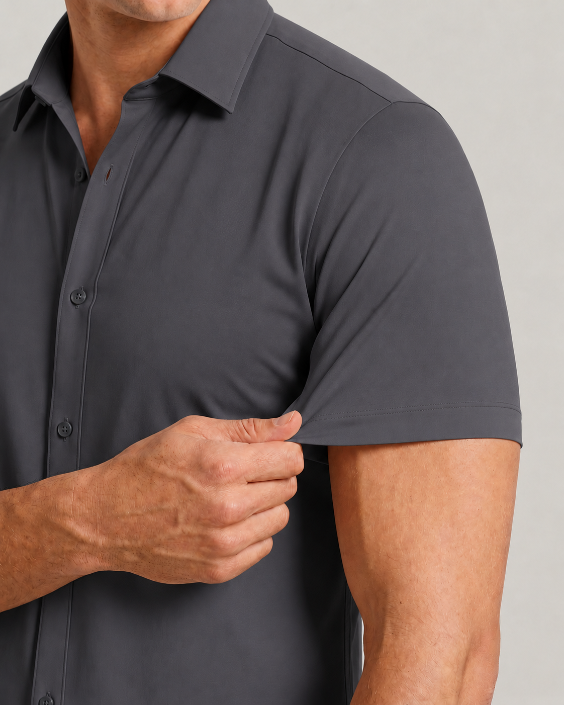 Azzurro Stretch-Hemd