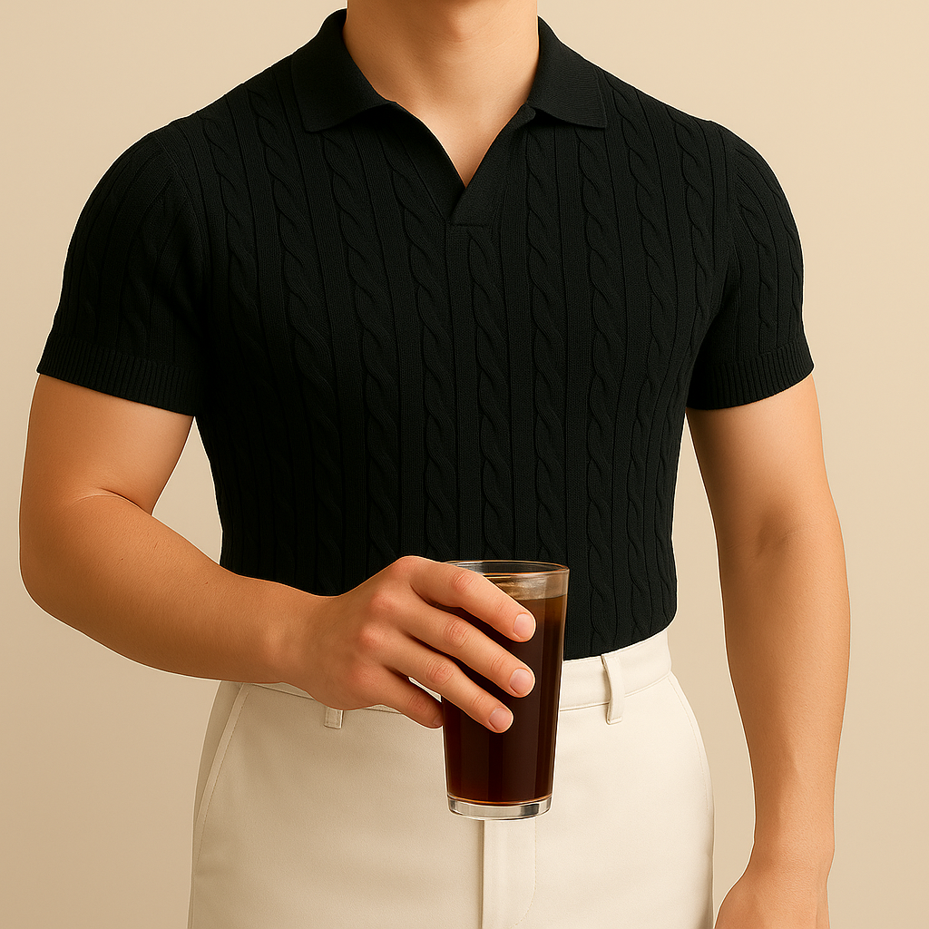 Classic Polo-Style Men’s T-Shirt