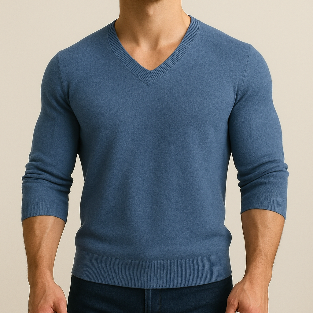 James - Soft V-Neck Sweater for Men