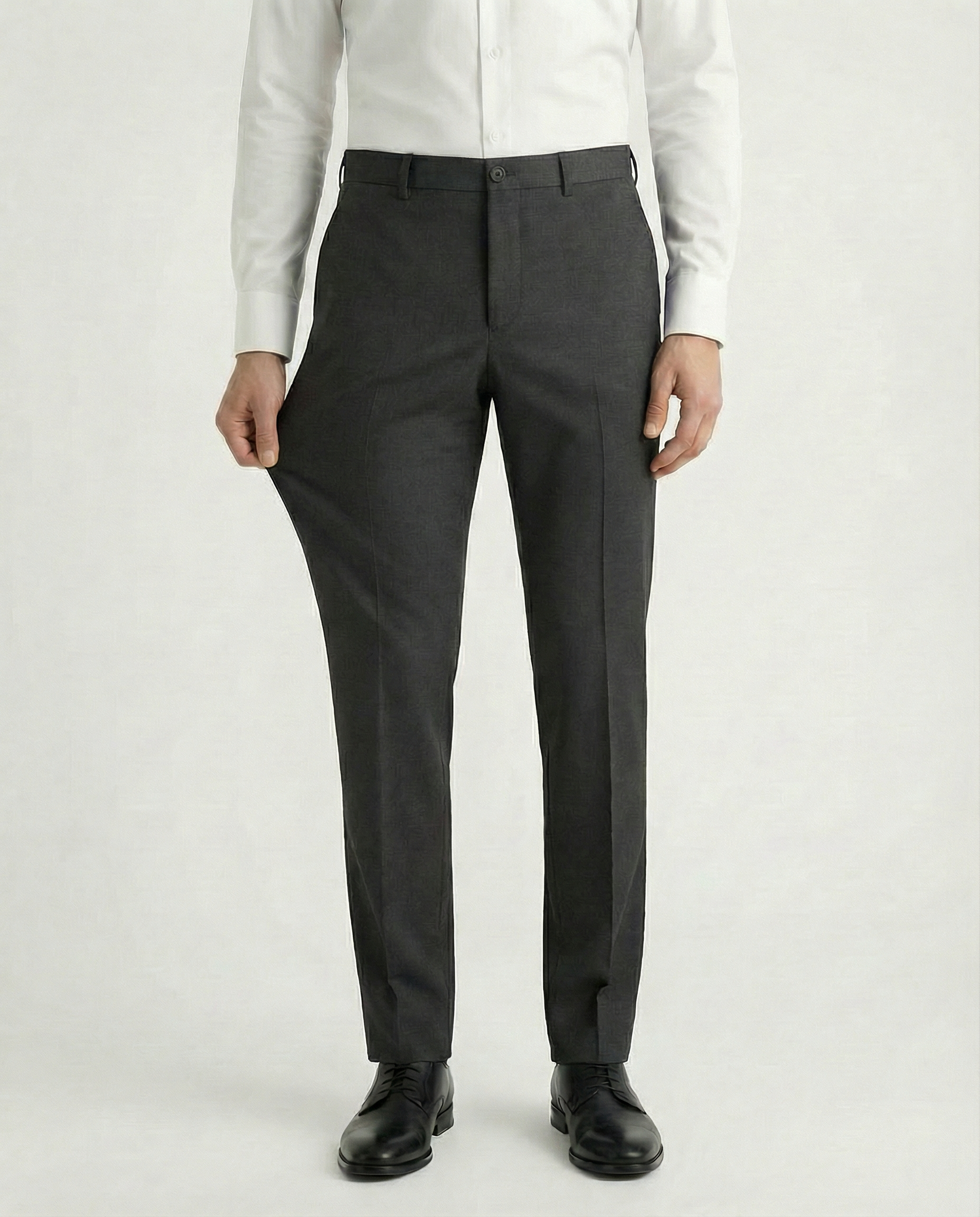 Pantalones de Vestir Elásticos Azzurro