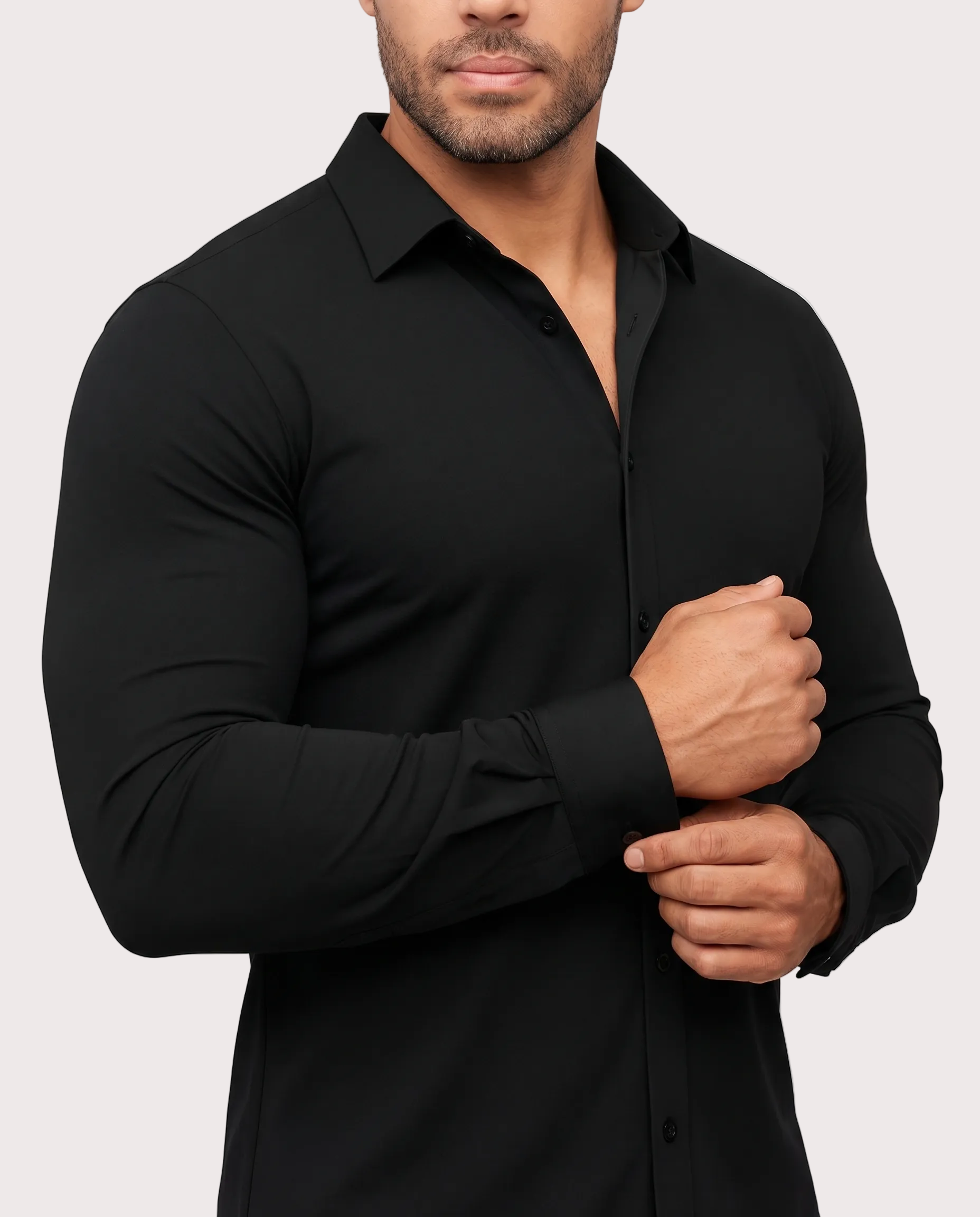 Azzurro Stretch Dress Shirt