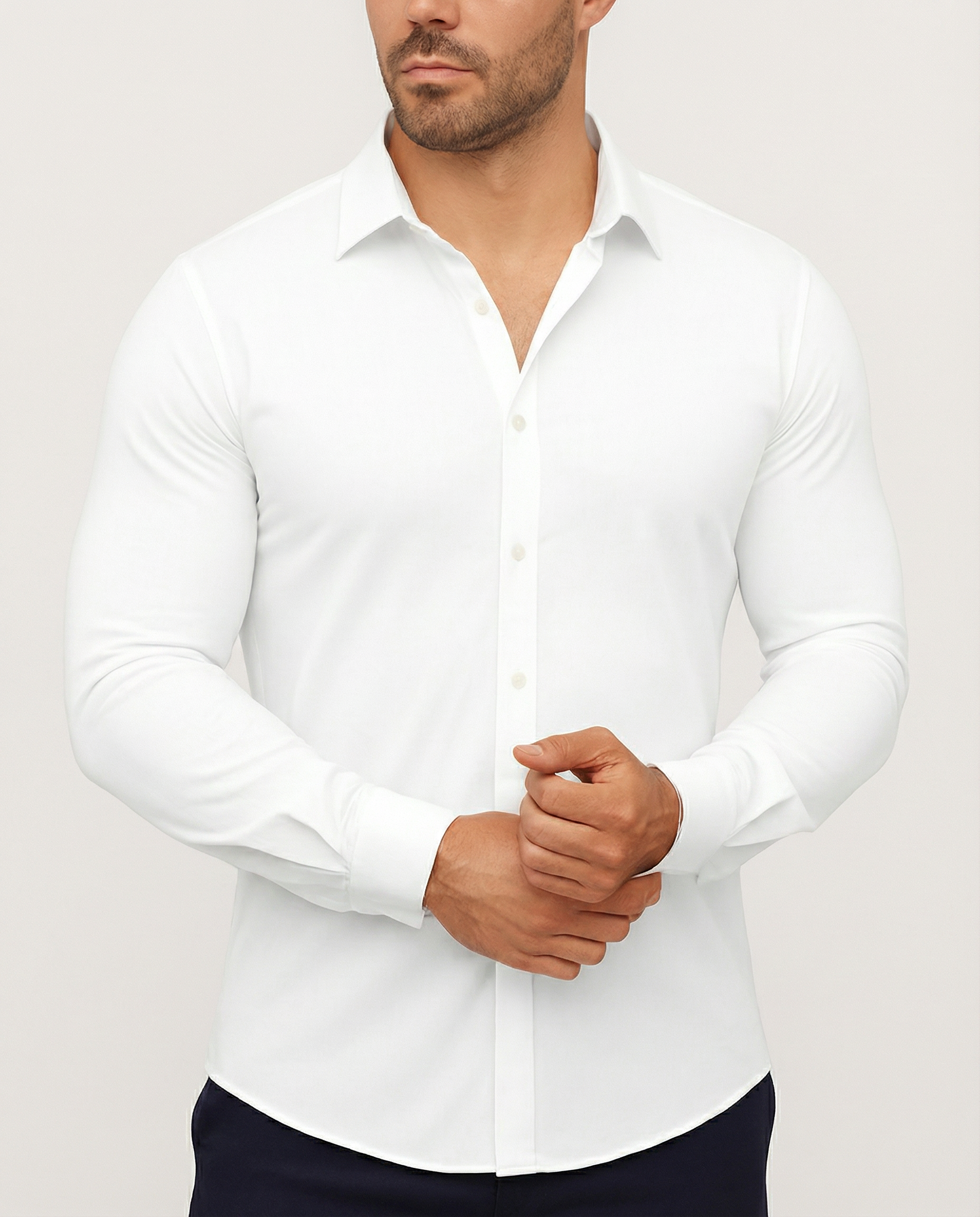 Azzurro Stretch Dress Shirt