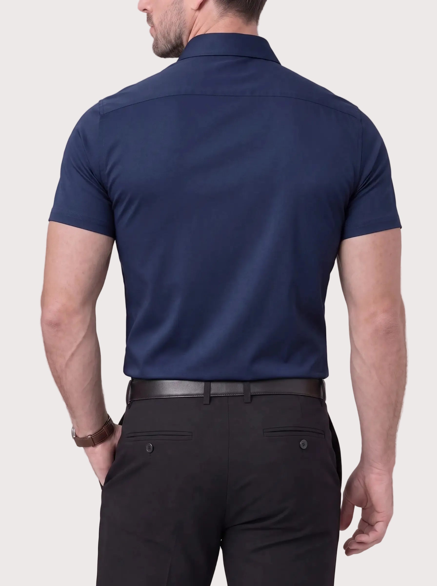 Azzurro Stretch Overhemd