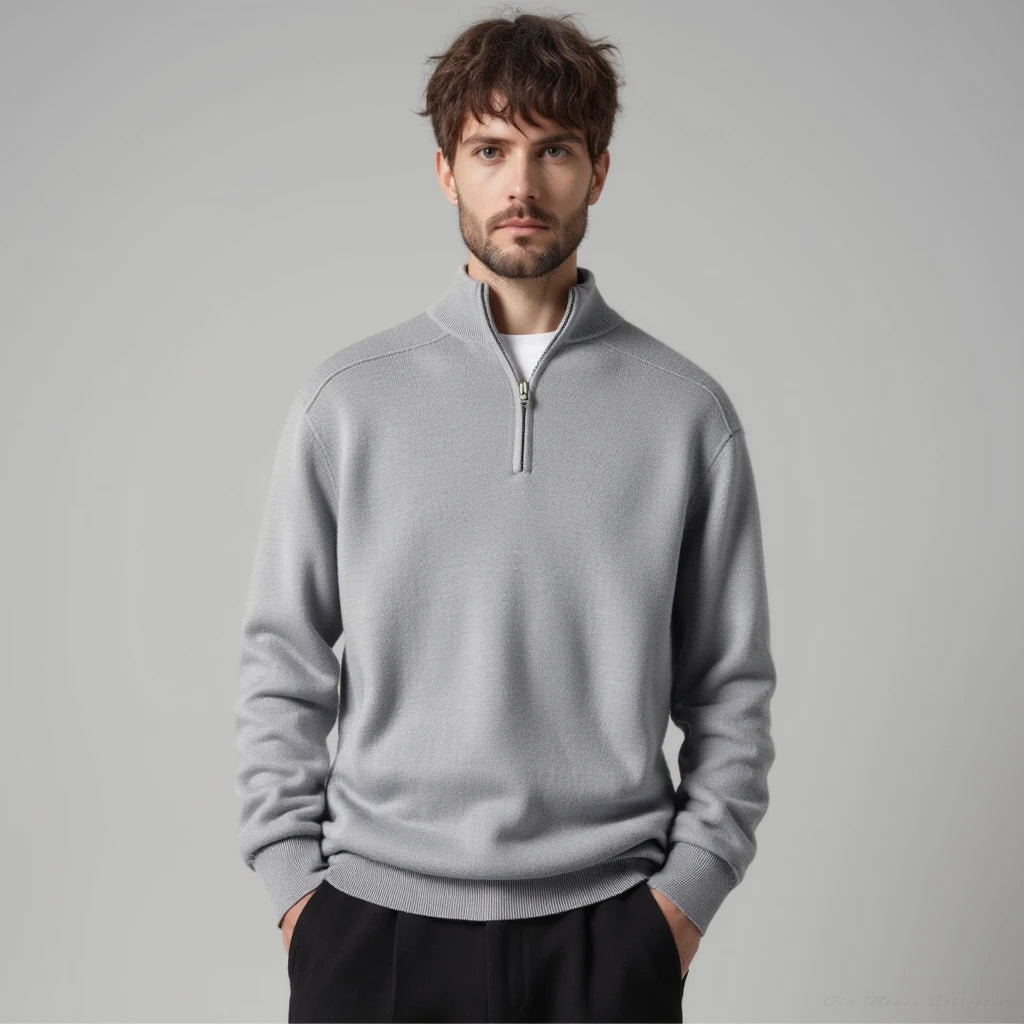 Lugano Merino Wool Half-Zip