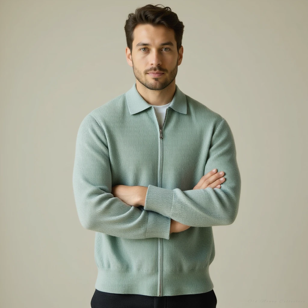 Veneto Wool Zip Sweater